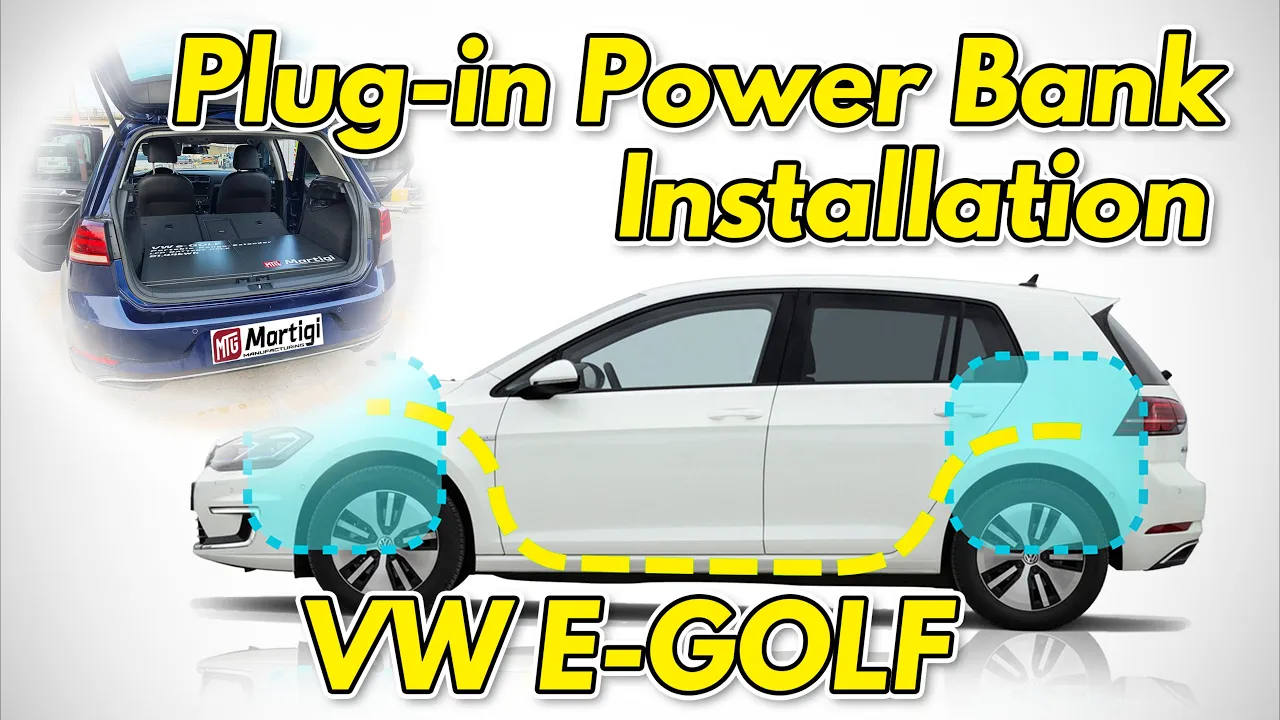 VW e-Golf Additional Battery Pack Installation | Battery Upgrade for Extended Range
